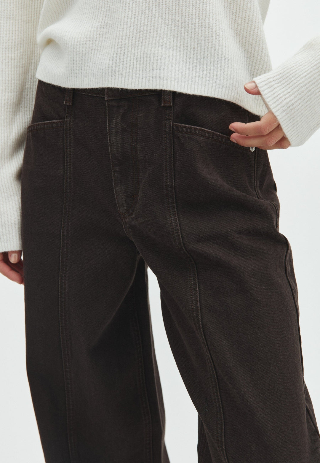 Mbym - Almira-M 64720794 - Y25 - Brown Wash Jeans 