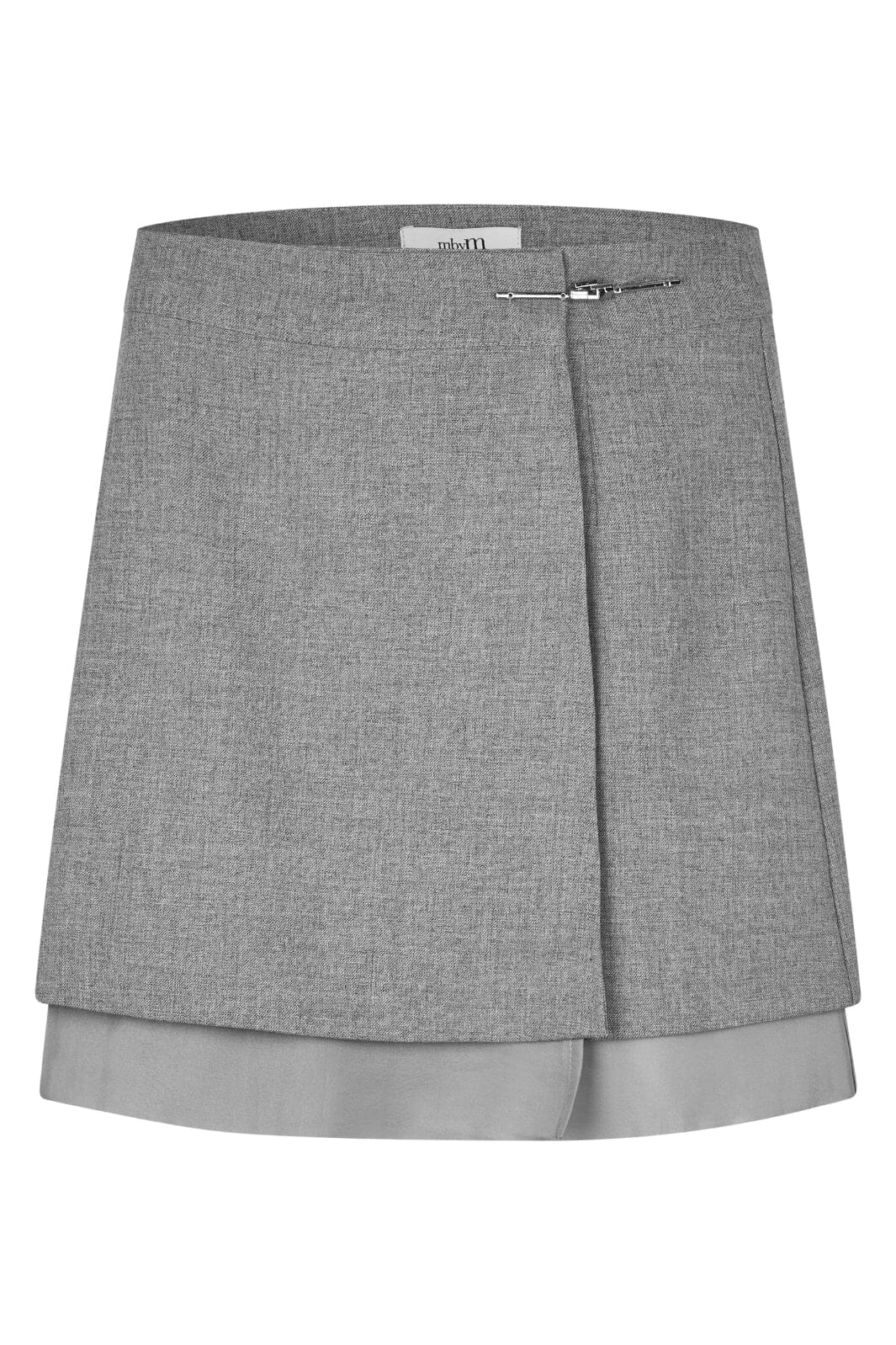 MbyM - Asmino-M 61580126 - H50 - Medium Grey Melange Nederdele 