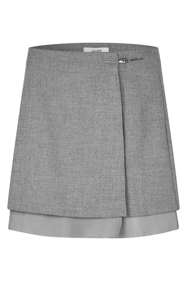 MbyM - Asmino-M 61580126 - H50 - Medium Grey Melange Nederdele 