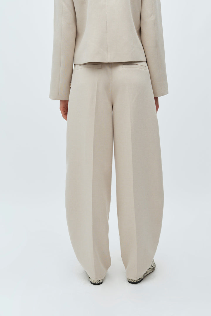 MbyM - Bodil-M 63340717 - U71 - Spring Brown Melange Bukser 