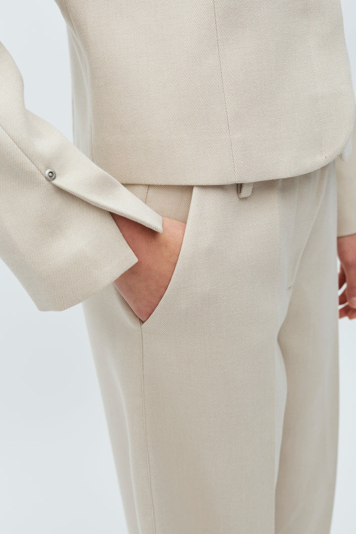 MbyM - Bodil-M 63340717 - U71 - Spring Brown Melange Bukser 