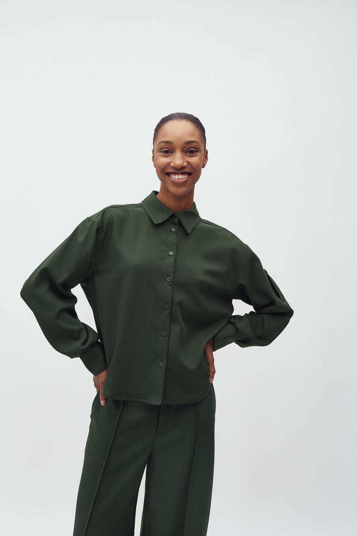 MbyM - Cammia-M 62950172 - 212 - Pine Green Skjorter 
