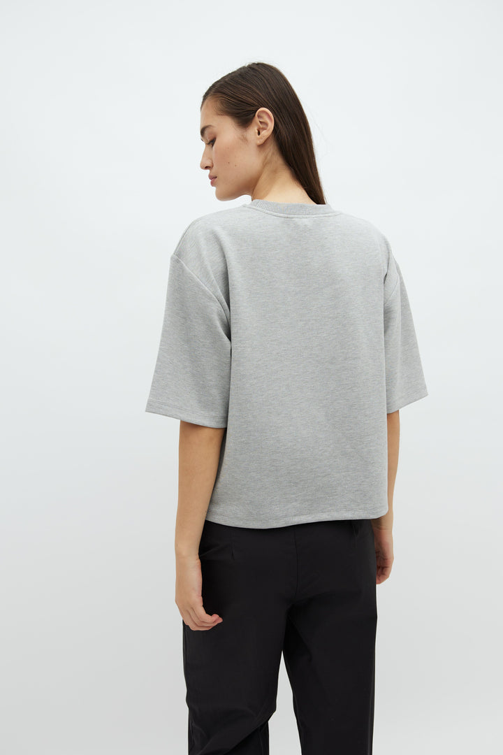 MbyM - Emrys-M - 604 Light Grey Melange T-shirts 