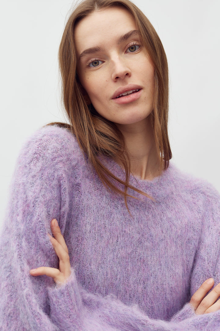 MbyM - Gillis-M 66710009 - T91 - Gentle Violet Melange Strikbluser 