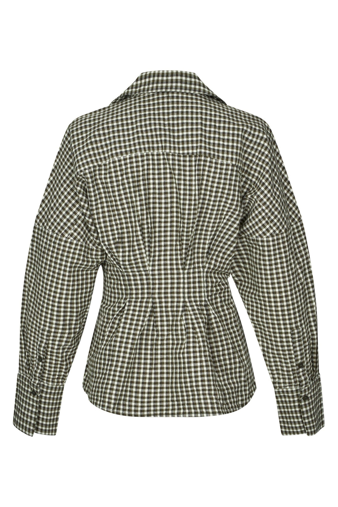 MbyM - Isidor-M 65581221 - Z19 - Smoked Olive Check Bluser 