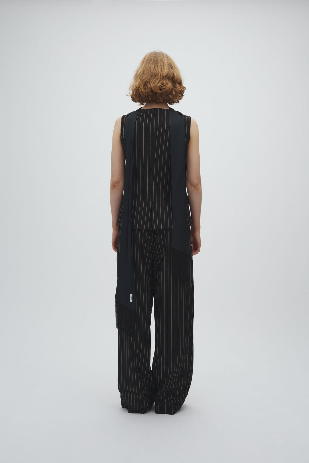 MbyM - Laylin-M 74731514 - Y85 - Black Brown Pinstripe Bluser 