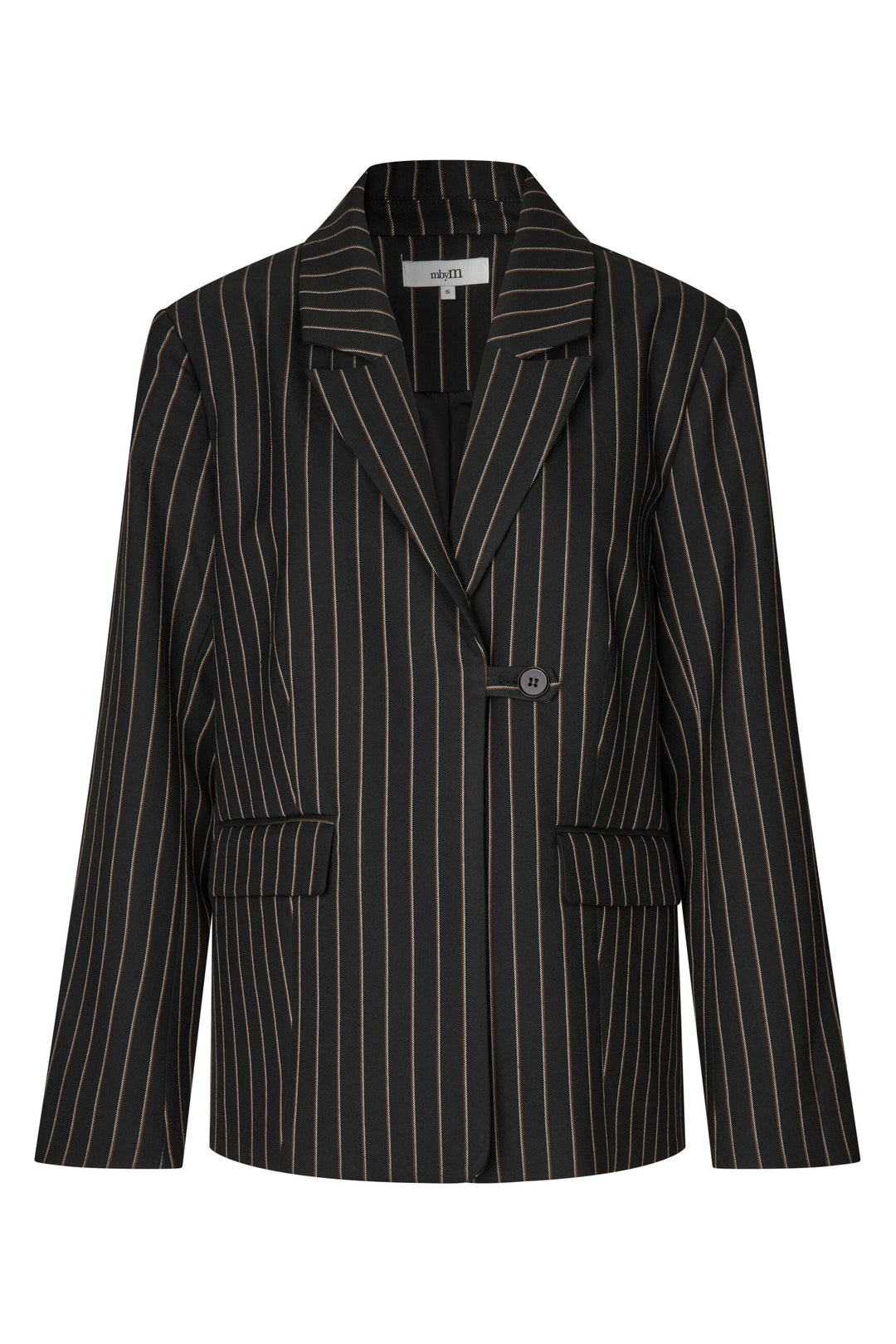 MbyM - Milani-M 74731427 - Y85 - Black Brown Pinstripe Blazere 