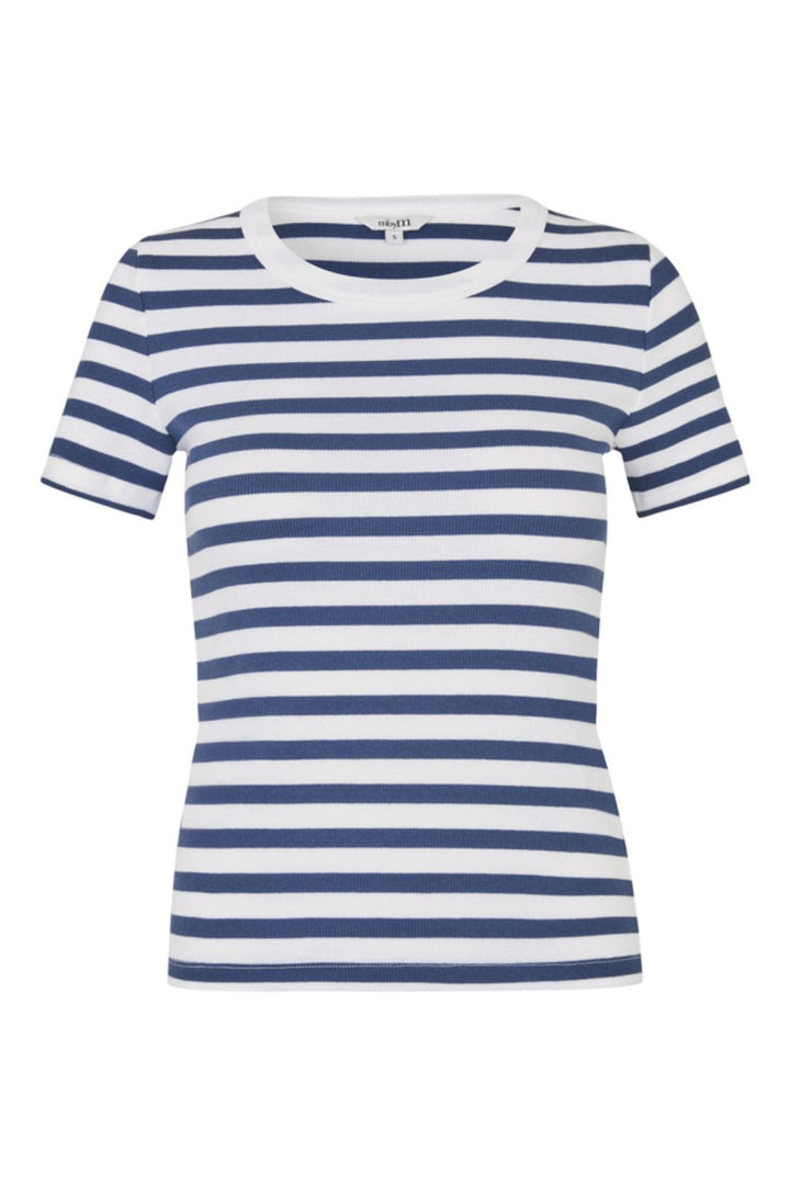 MbyM - Otis-M 58249029 - T03 White Indigo Stripe T-shirts 