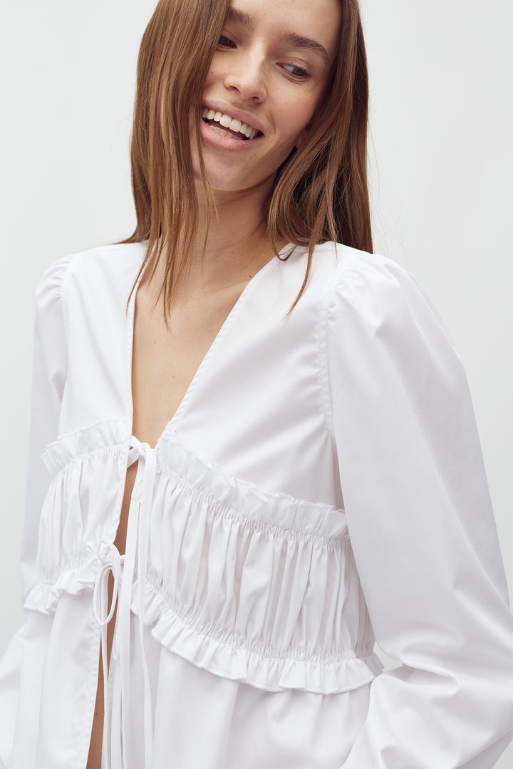 MbyM - Pipa-M 61620116 - 800 - White Skjorter 