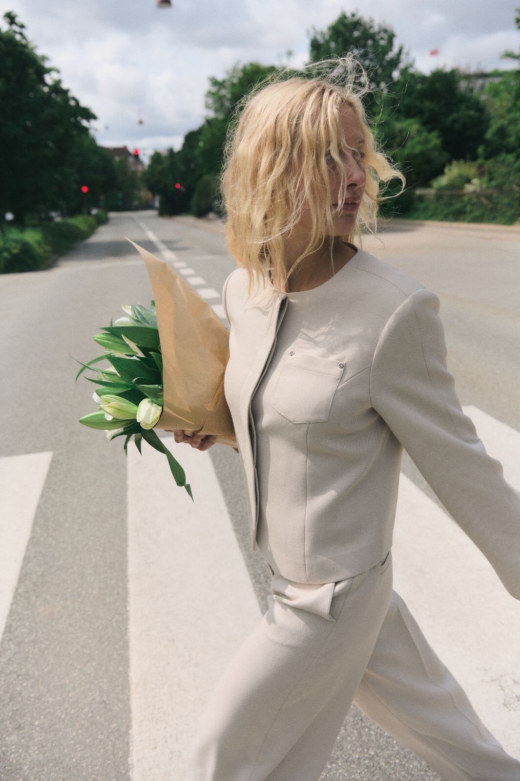 MbyM - Torina-M 63340830 - U71 - Spring Brown Melange Blazere 