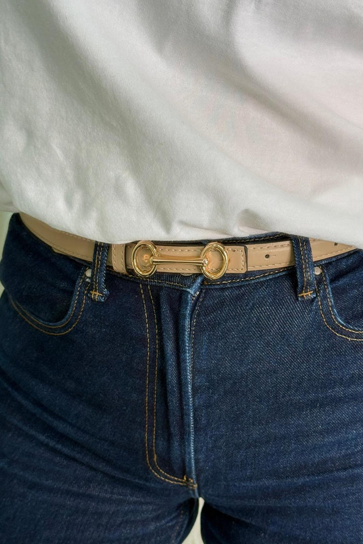 Mellow Moon - Belt With Metal Buckle CT3640016 - Bronze Bælter 