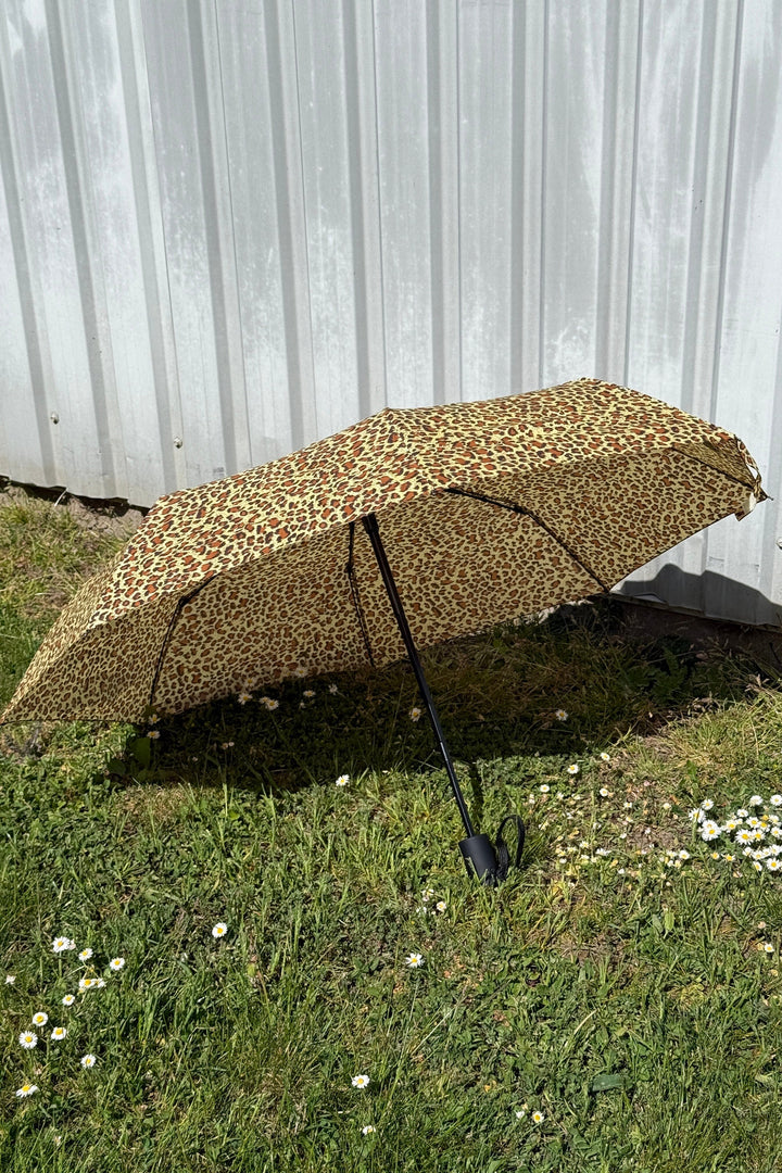 Mellow Moon - Foldable Umbrella PP-7922 - Dark Brown Paraply 