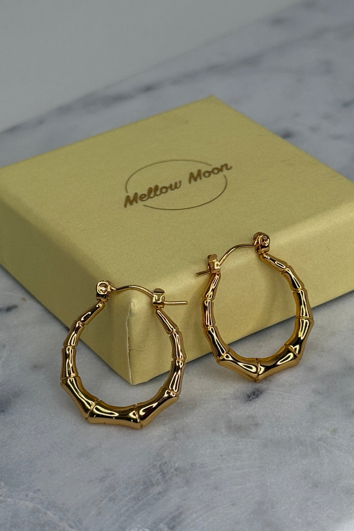 Mellow Moon - Helene Ørering - Forgyldt Øreringe 