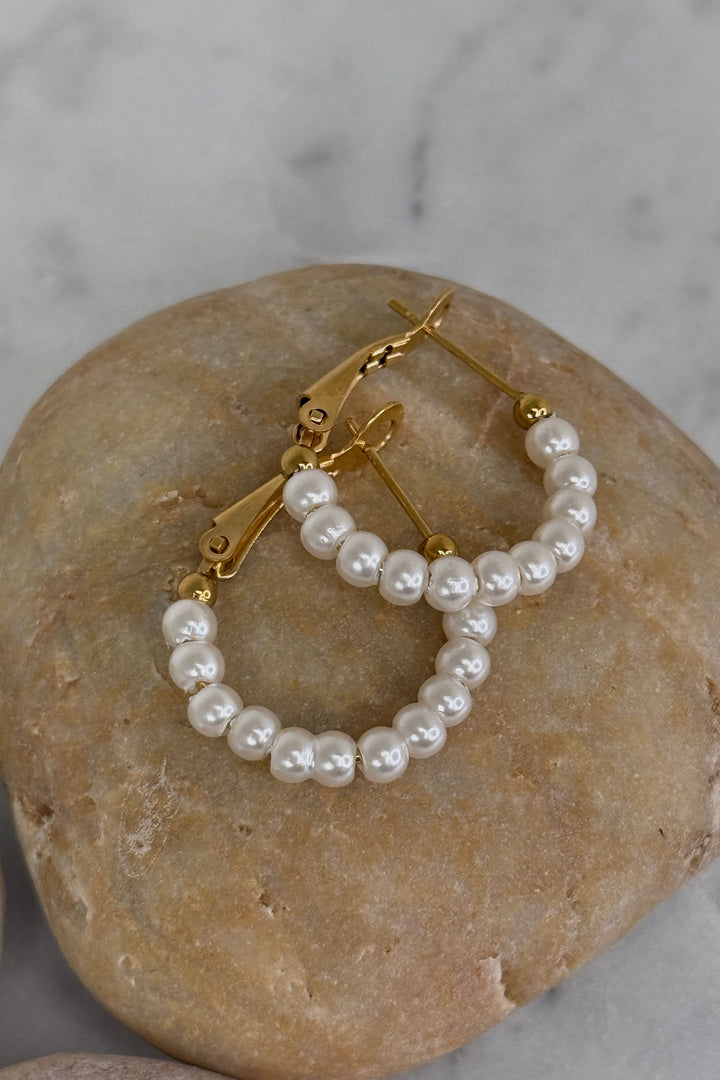 Mellow Moon - Helle Ørering - Forgyldt Øreringe 