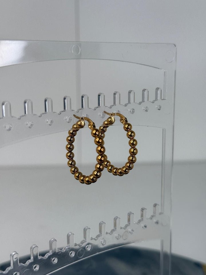 Mellow Moon - Iben Ørering - Forgyldt Øreringe 