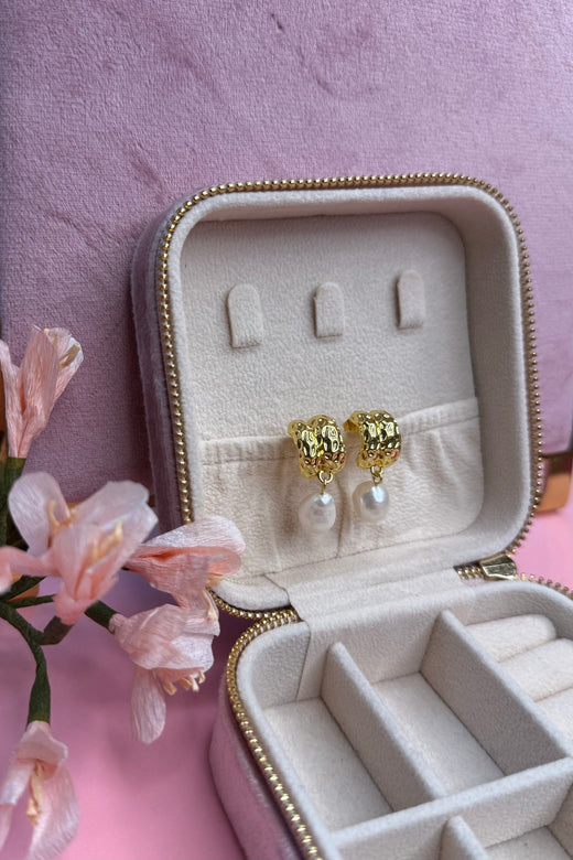 Mellow Moon - Johanne Ørering - Forgyldt Øreringe 