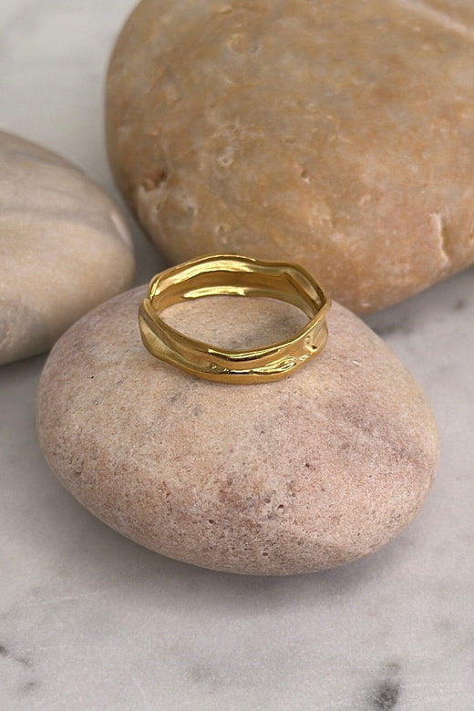 Mellow Moon - Lilly Ring - Forgyldt Ringe 