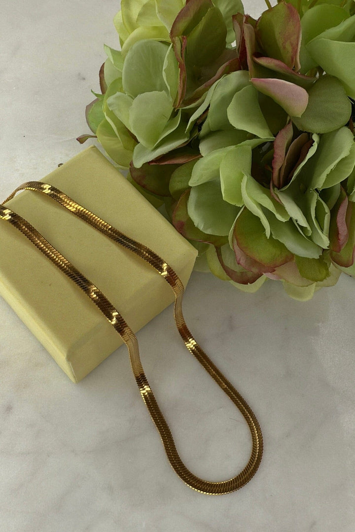 Mellow Moon - Marianne Halskæde - Forgyldt Halskæder 