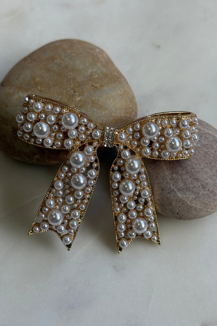 Mellow Moon - Ribbon Bow - Hvid Accessories 