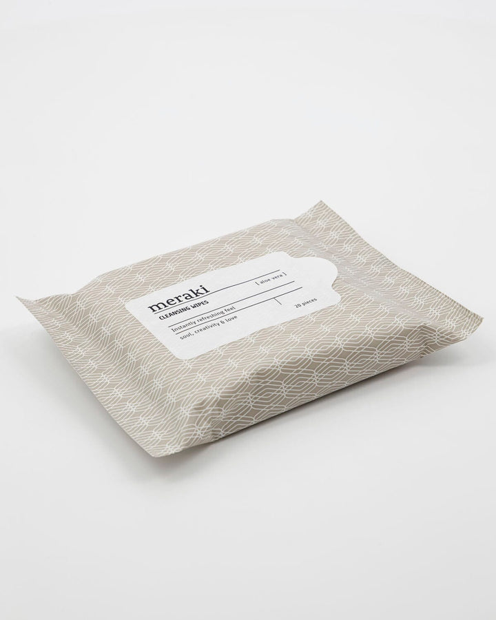 Meraki - Cleansing wipes - Aloe vera - Brown/White Rens 