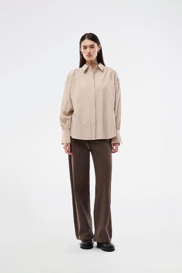 ModströM - Baldvinmd Shirt 59222 - 12059 - Peony Stripe Skjorter 