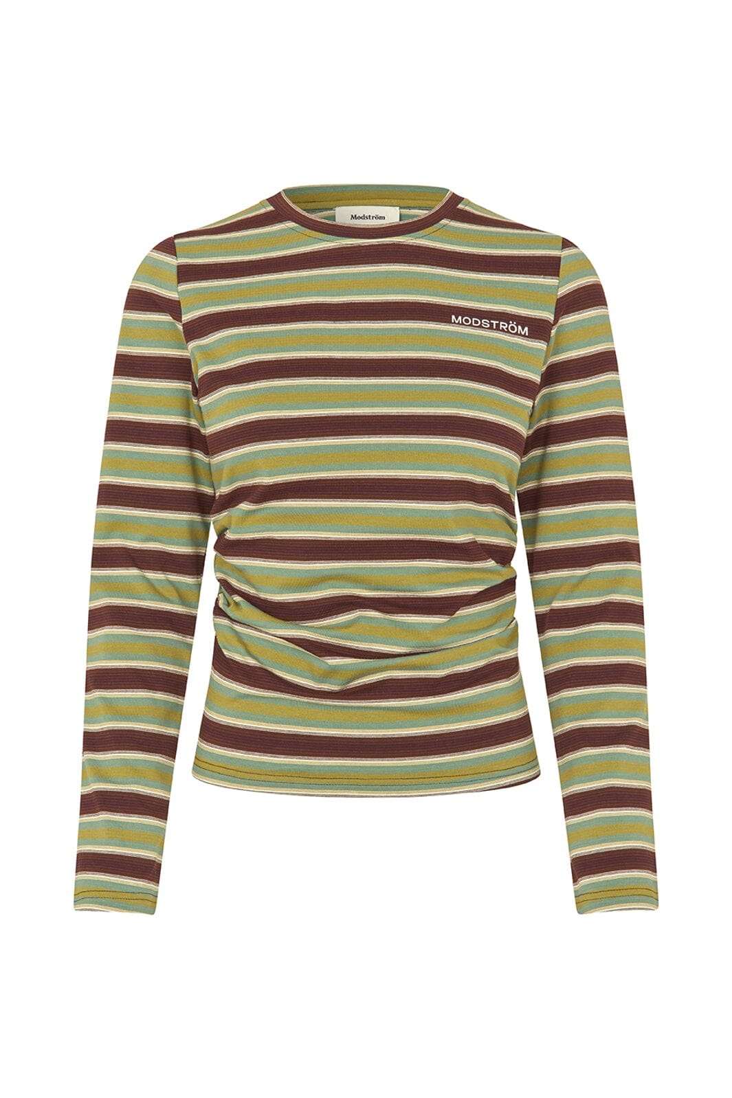 Modström - Denismd Slim Ls T-Shirt 59466 - 12071 - Windsor Green Stripe
