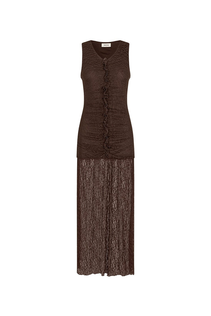 Modström - Dianamd Dress 59413 - 5508 - Seal Brown
