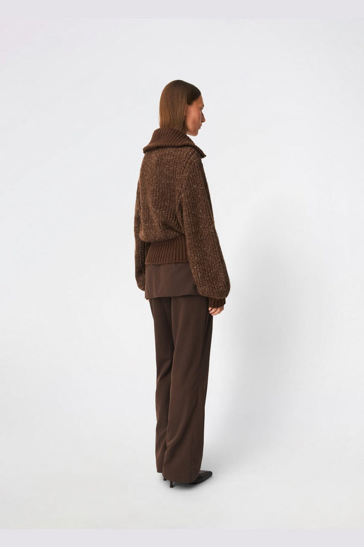 Modström - Dyvekemd Cardigan 59475 - 05508 - Seal Brown