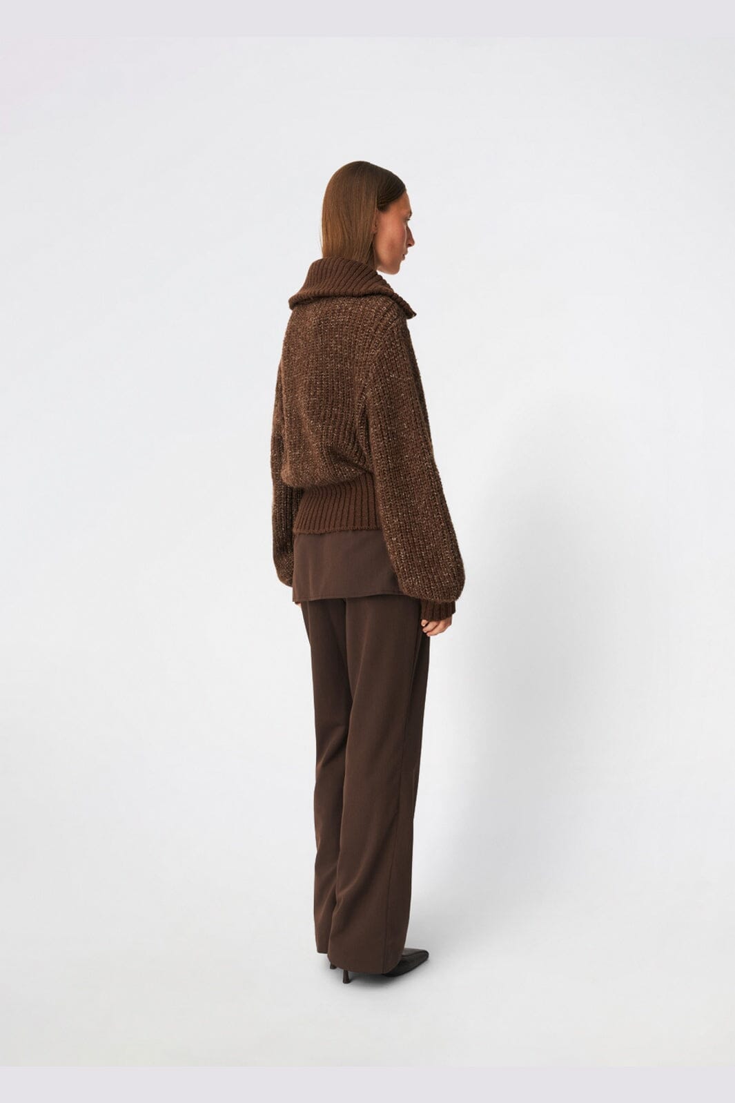 Modström - Dyvekemd Cardigan 59475 - 05508 - Seal Brown