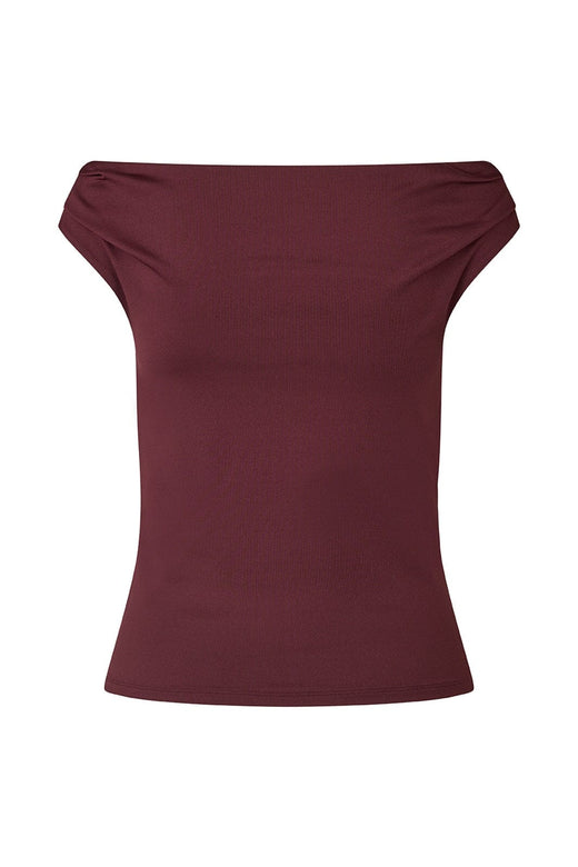 Modström - Himamd Off-Shoulder Top 57928 - 1124 - Dark Cherry