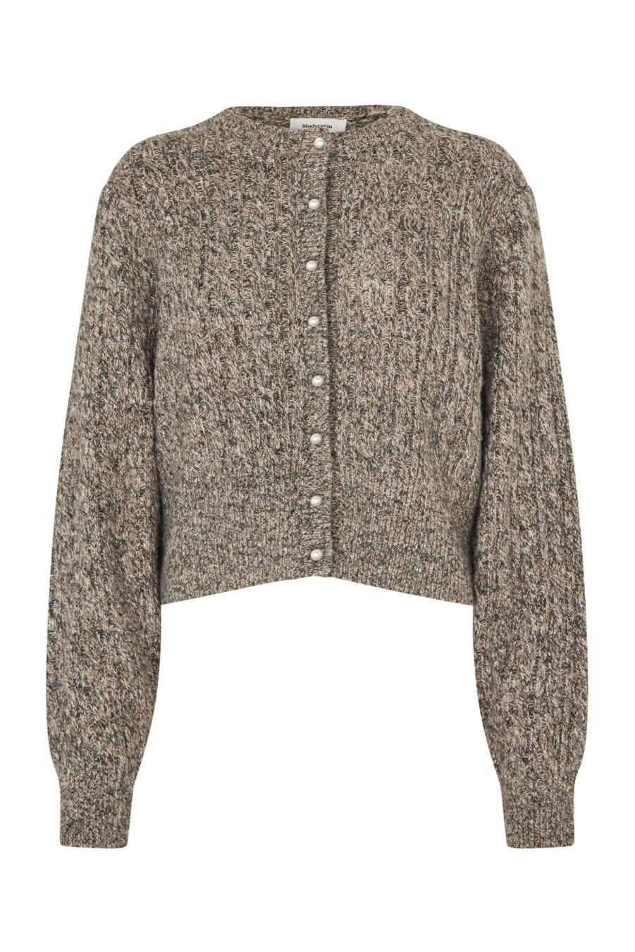 Modström - Pammiemd Cardigan 58633 - 12040 - Brown Speckle Melange Cardigans 