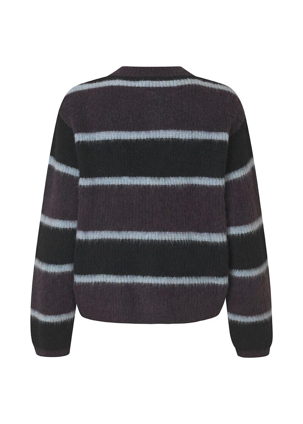 Modström - Rafaelmd Stripe Cardigan 58781 - 12052 - Winter Stripe