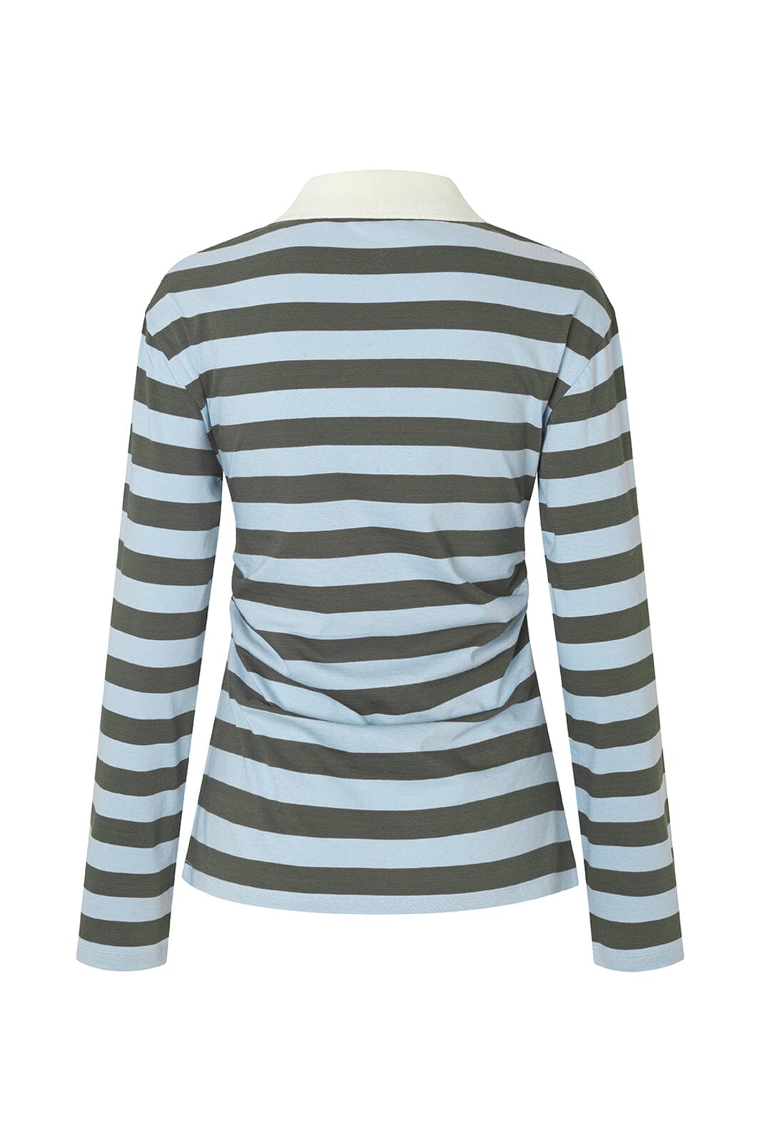 Modström - Stetsonmd Ls Stripe Polo 58842 - 11189 - Cashmere Beluga Stripe