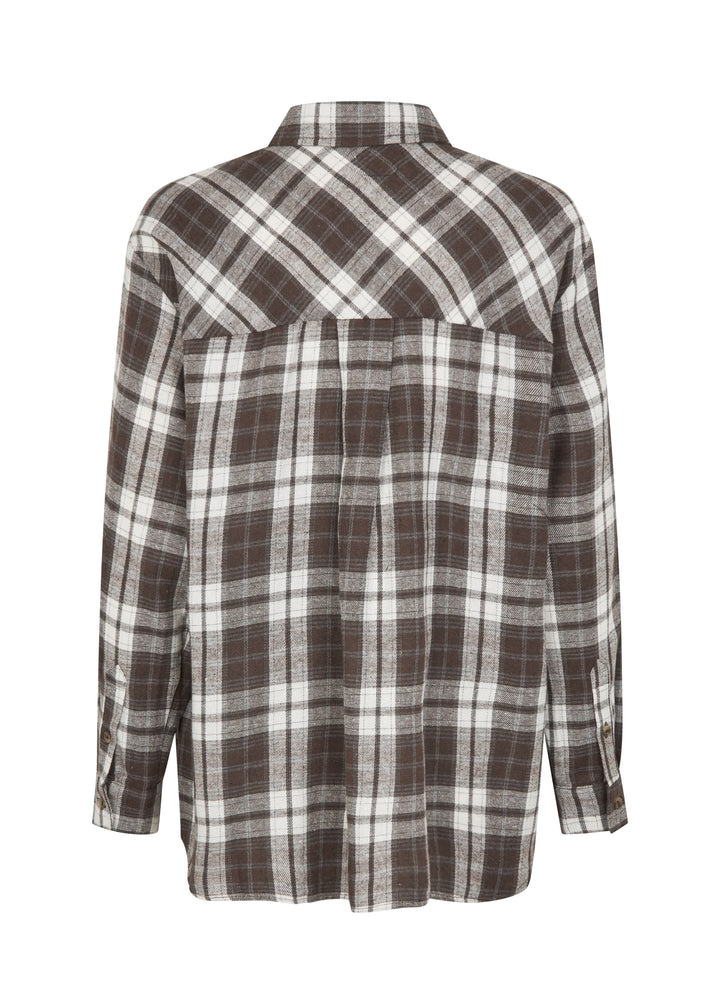 Modström - Tappomd Shirt 59125 - 13629 - Seal Brown Tartan Skjorter 