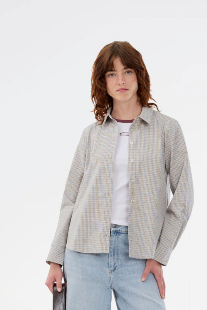 Modström - Ulfamd Shirt 58970 - 11252 - Powder Blue Check Skjorter 