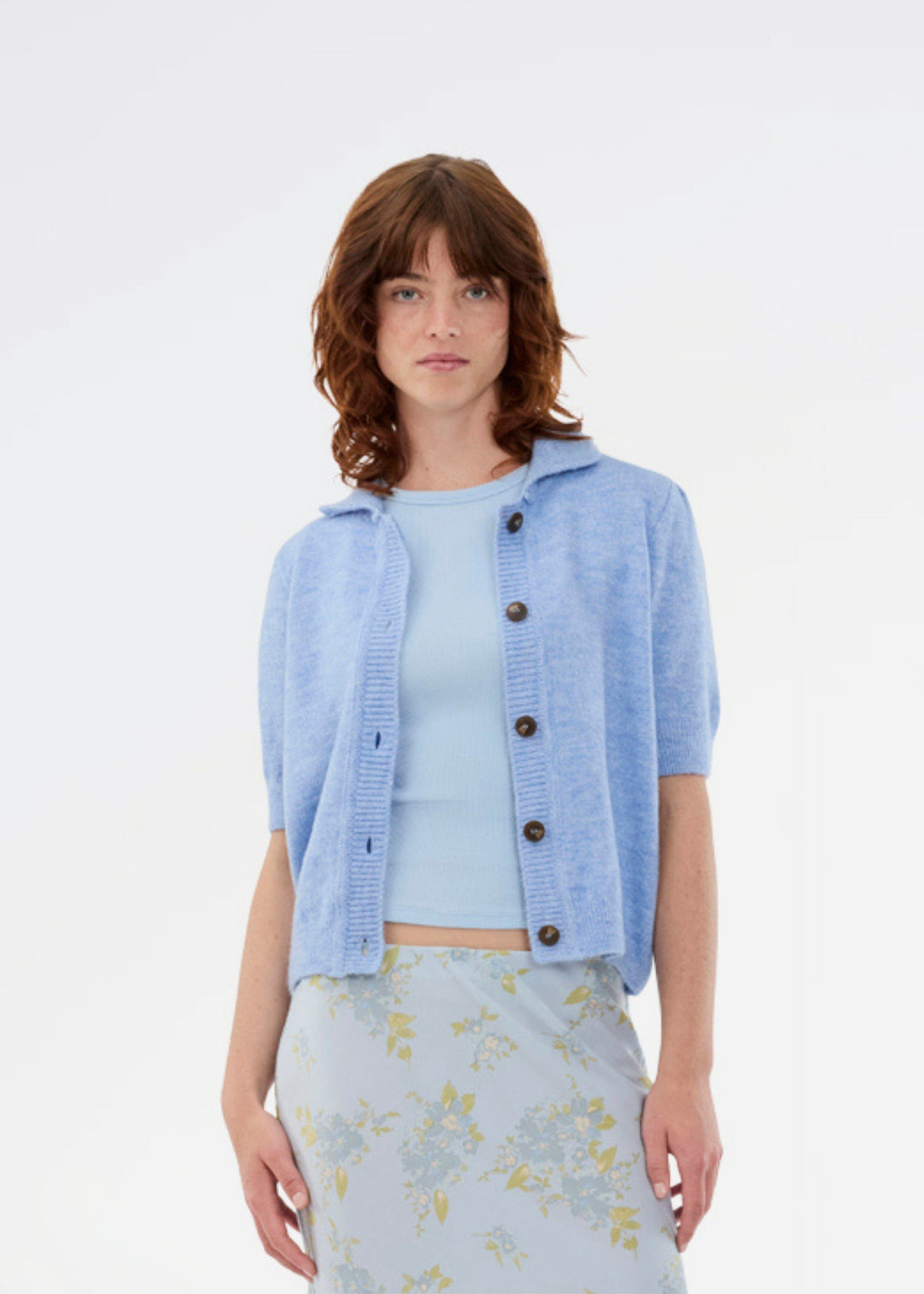 Modström - Uzzimd Cardigan 59061 - 3313 - Powder Blue Cardigans 