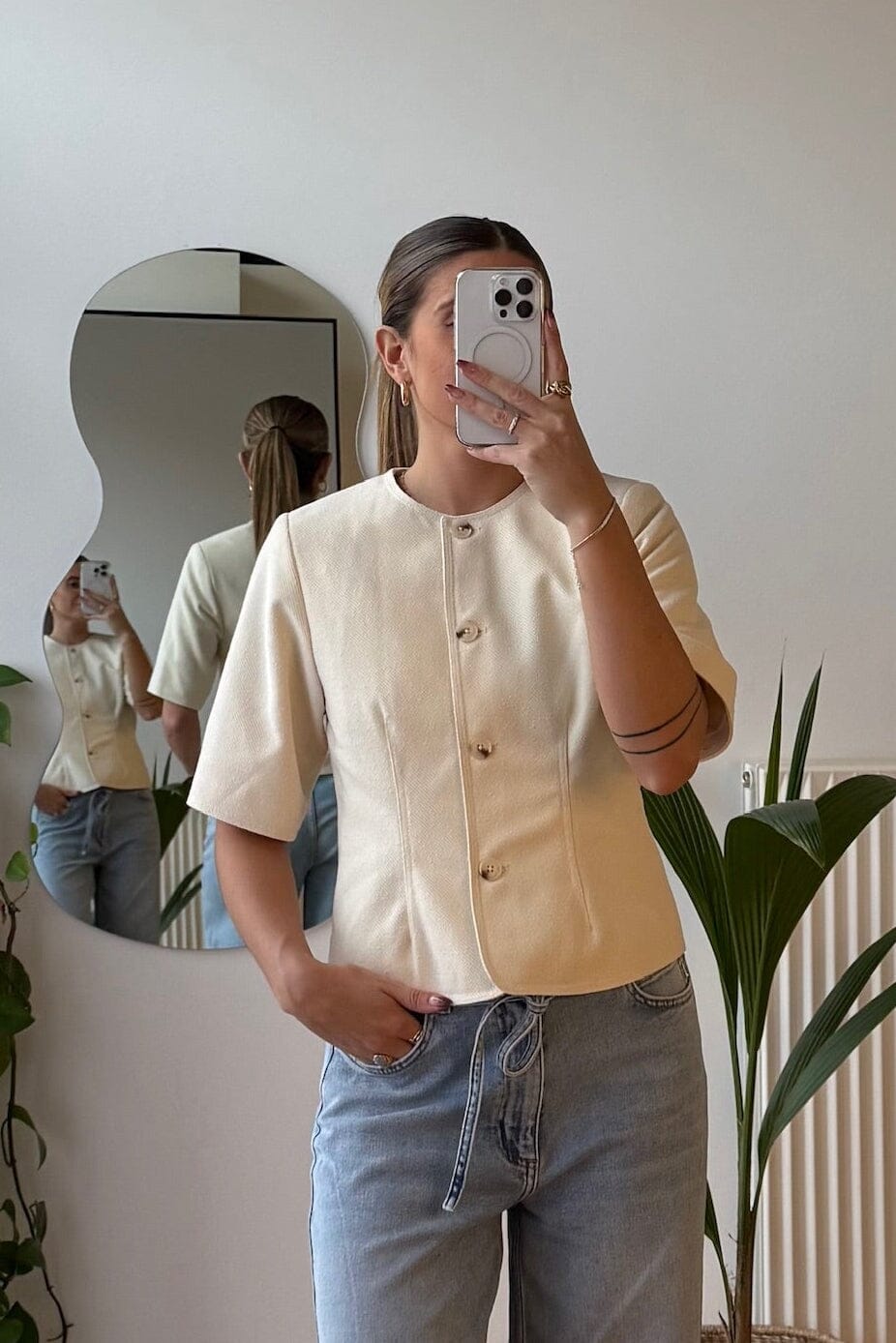 Modström - Vesmd Blazer 59053 - 598 - Vanilla Cream Blazere 