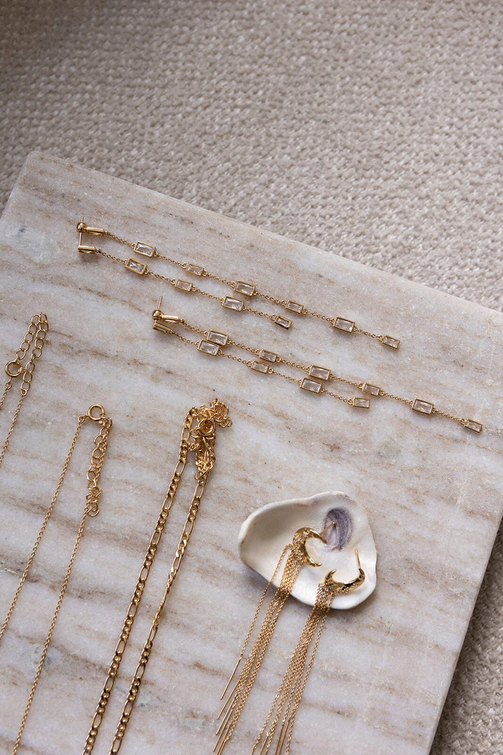 Molly&My Jewellery x Melanie Due - Moon Earring - Forgyldt Øreringe 