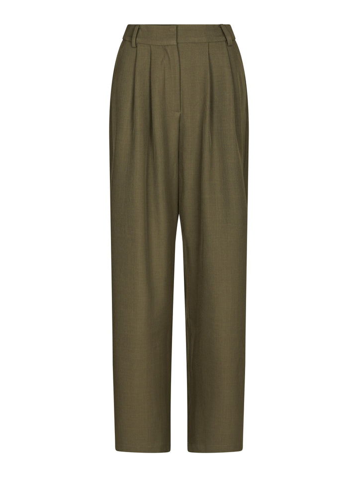 Molly&My x Julie Elgaard - Celina Structure Pants 167306 - 176 - Khaki Bukser 