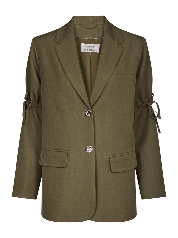 Molly&My x Julie Elgaard - Frida String Structure Blazer 167115 - 176 - Khaki Blazere 