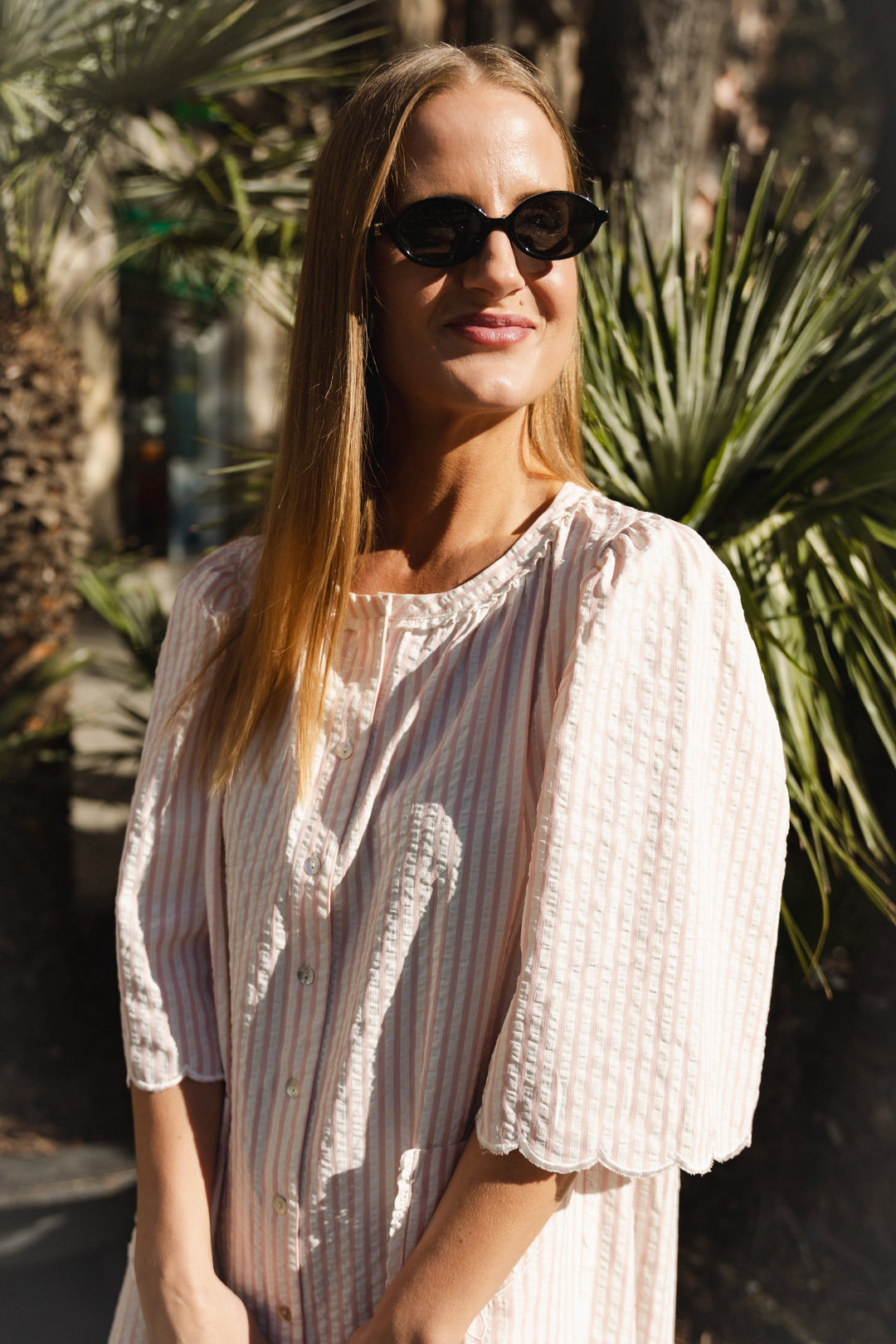 Molly&My x Julie Elsebeth - Inge Dress - Pink Stripe Kjoler 