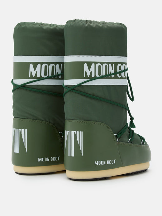 Moon Boot - Mb Icon Nylon Jr 80D1400440 - G016 Forest Green Støvler 
