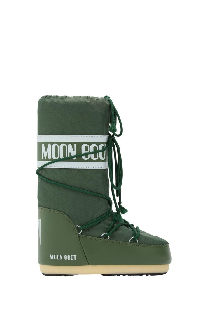 Moon Boot - Mb Icon Nylon Jr 80D1400440 - G016 Forest Green Støvler 