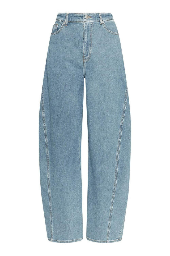 Moss Copenhagen - Mschkobane Tua Barrel Jeans 19765 - Light Blue Wash Jeans 