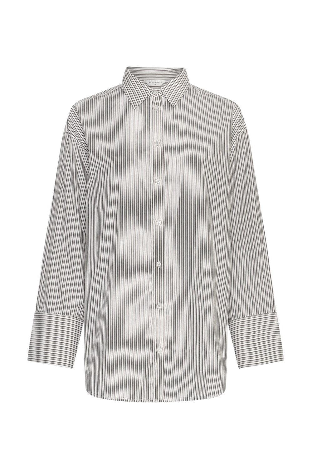 Moss Copenhagen - Mschrabea Zenika Shirt Stp 19686 - Egret M Trail Skjorter 