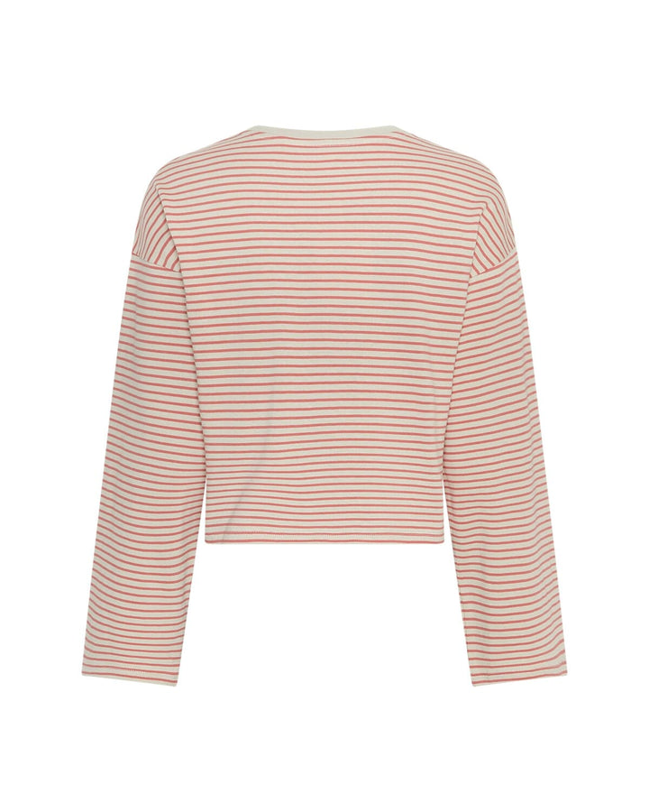 MSCH Copenhagen - Mschkrestiane Pullover Stp 19620 - Oatmeal F Rose Bluser 