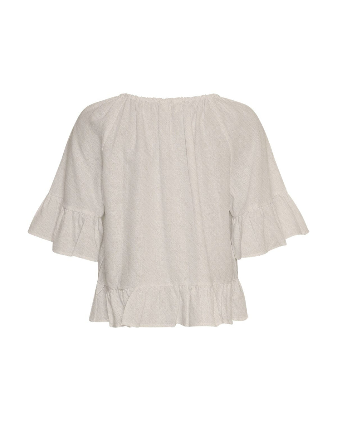 MSCH Copenhagen - Mschviana Ginia 2/4 Top 19893 - Sand Melange Bluser 