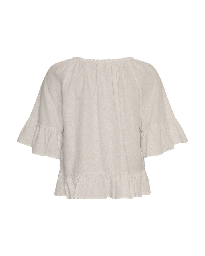 MSCH Copenhagen - Mschviana Ginia 2/4 Top 19893 - Sand Melange Bluser 