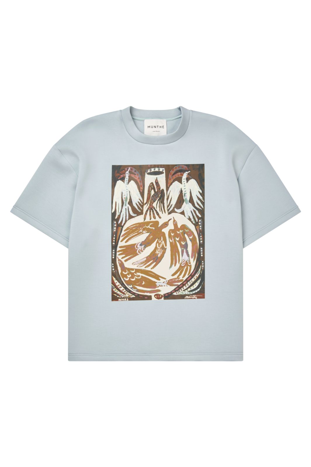 Munthe - Naploi 262114026266 - 81 - Light Blue T-shirts 