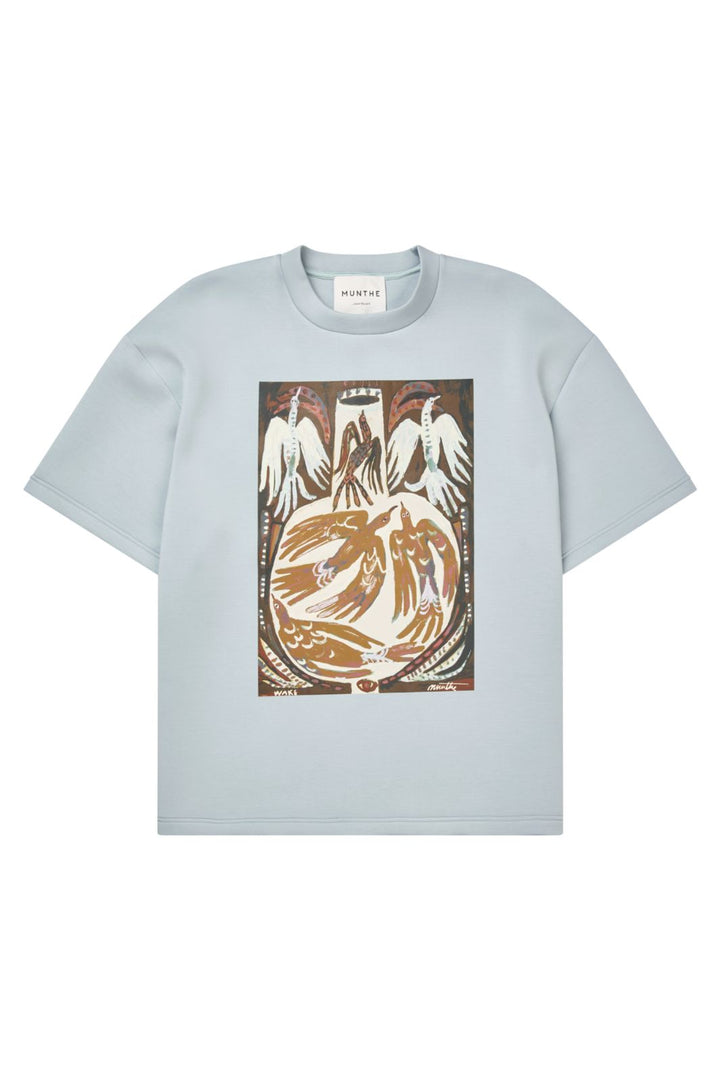 Munthe - Naploi 262114026266 - 81 - Light Blue T-shirts 